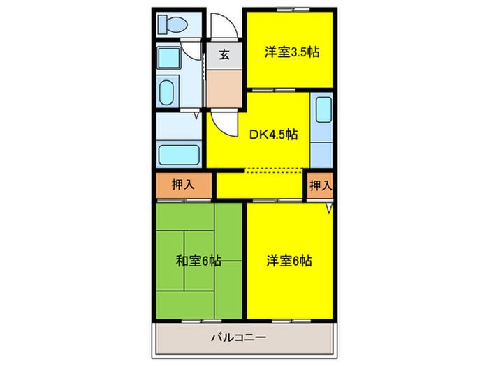 間取り図 アンド・ユー岸和田