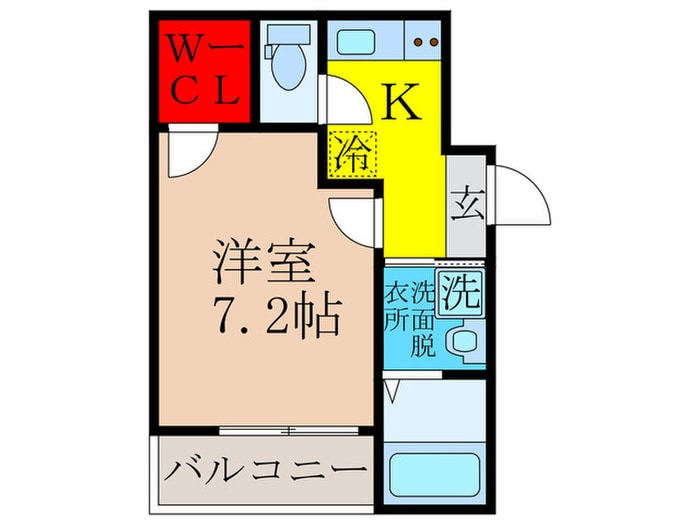 間取り図 ﾌｼﾞﾊﾟﾚｽ吹田中の島公園Ⅱ番館