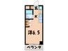 グレセントＹＹＵ－Ⅱ 1Kの間取り