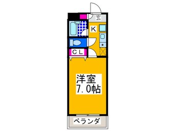 間取図 ルミエ－ル長居