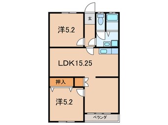 間取図 福田マンション