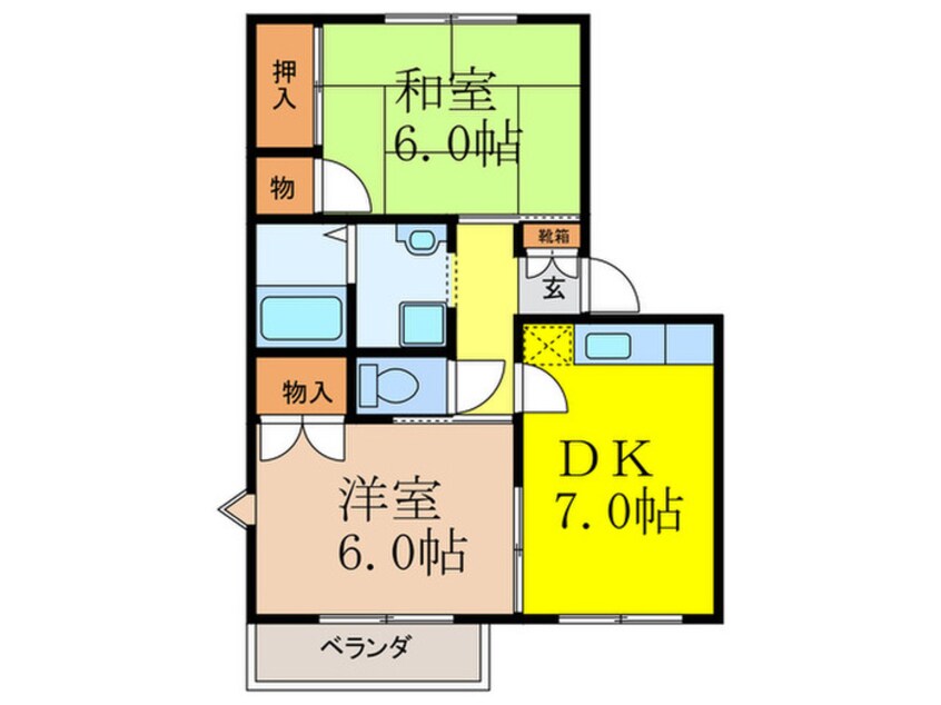 間取図 清水ハイツB