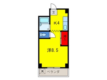 間取図 アサクラハイツ