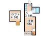 ハイツ正覚寺 1Kの間取り