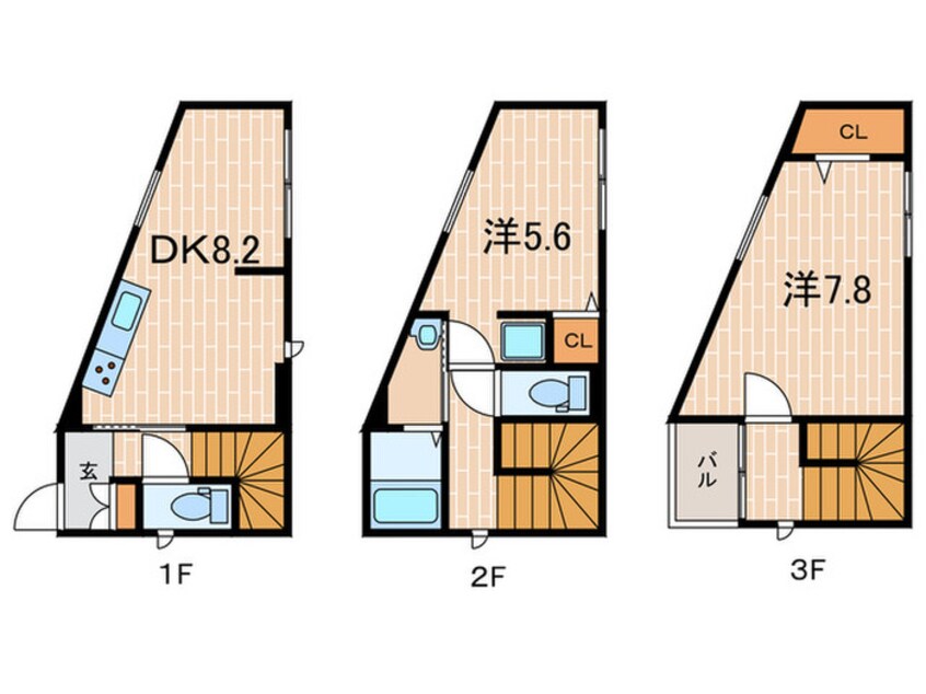 間取図 西福町戸建