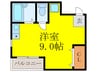 Mハウス 1Rの間取り