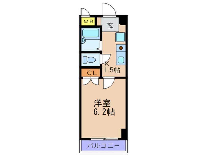 間取図 クリスタル・ヴィラ