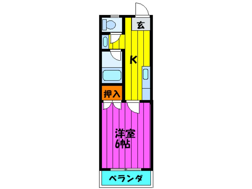 間取図 オスカ－柳町