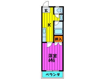 間取図 オスカ－柳町