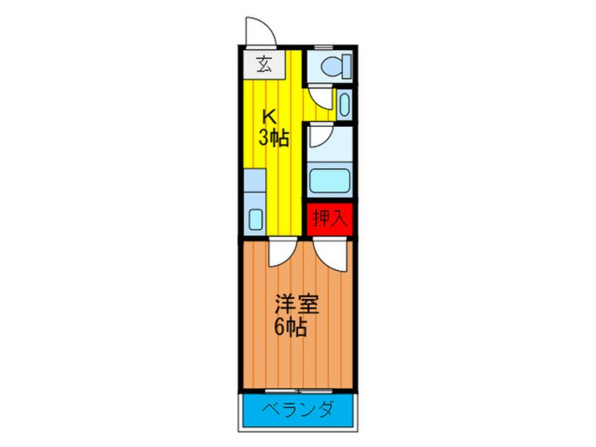 間取図 オスカ－柳町