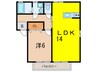 レジェンダリ－夙川 1LDKの間取り