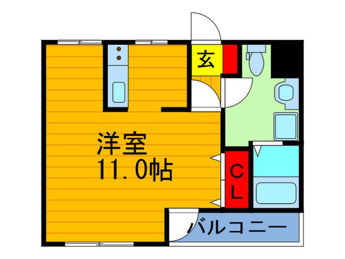 間取り図 ｻﾝﾄﾞｰﾙ八番館