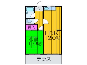 間取図 柴座ハイツ