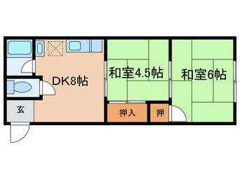 間取図 赤坂ハイツ