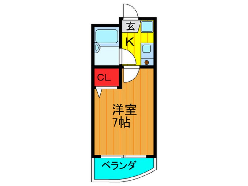 間取図 グロー西三荘駅前ビル