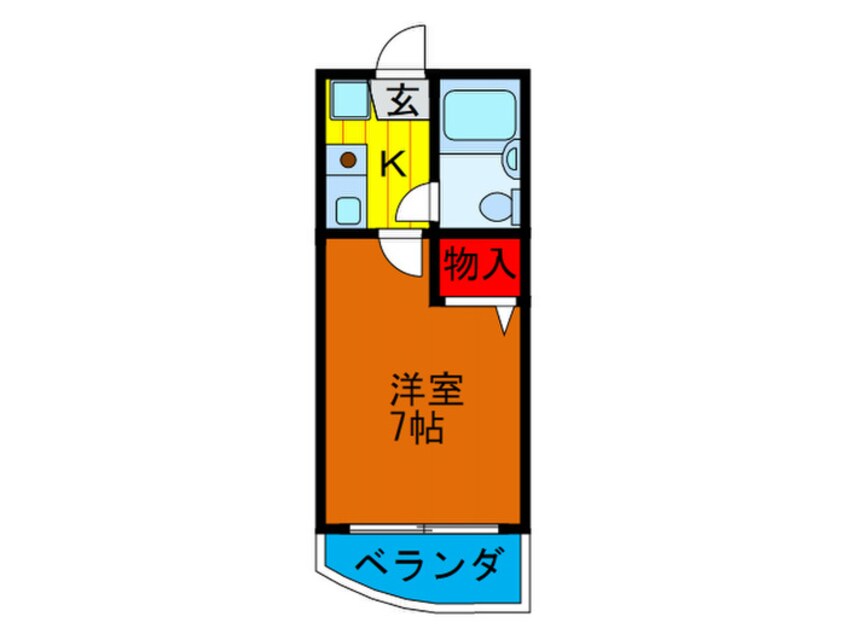 間取図 グロー西三荘駅前ビル