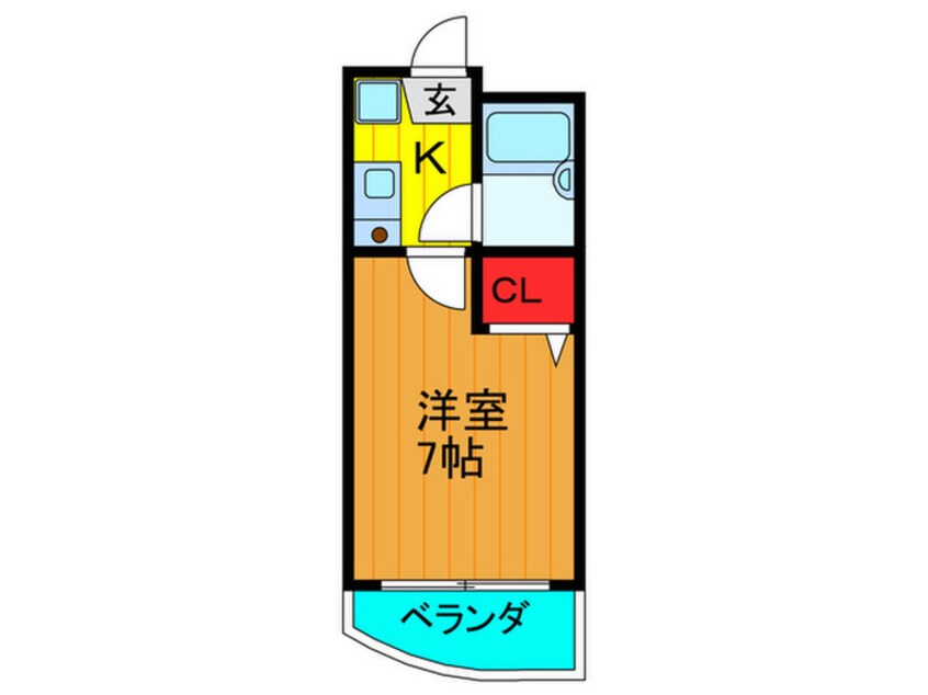 間取図 グロー西三荘駅前ビル