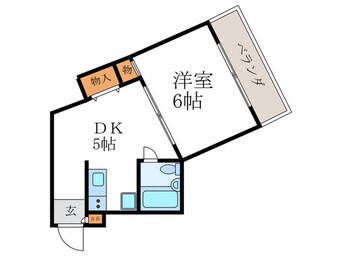 間取図 サンシャインロッキー