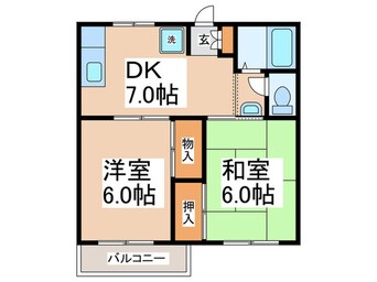 間取図 ファミールハイツ浜寺