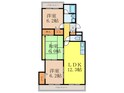 シャローム　Ｄの間取図