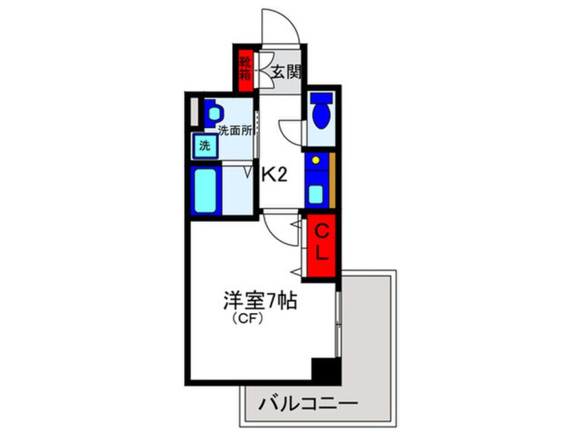 間取図 ヴィラ豊中