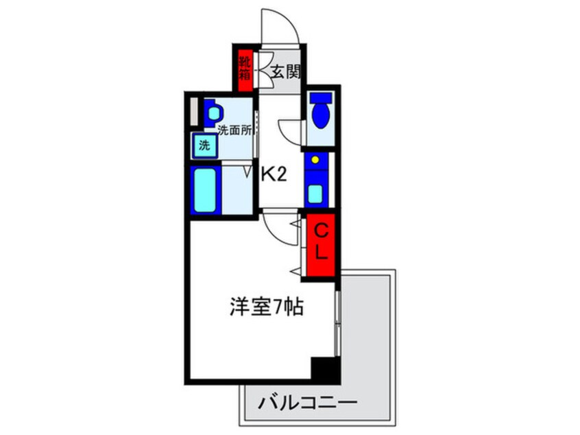 間取図 ヴィラ豊中