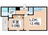 フジパレス　リーブズテラス 1LDKの間取り