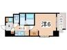 スプランディッド阿倍野 1Kの間取り
