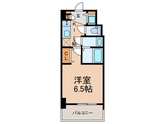 間取図 スプランディッド阿倍野