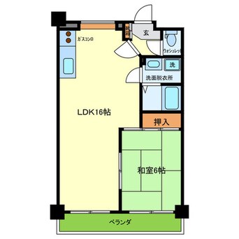 間取図 セピアコ－ト柴田