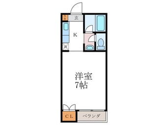 間取図 ヴァン四条大宮