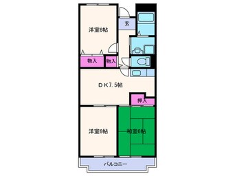 間取図 ﾛｲﾔﾙ清風荘