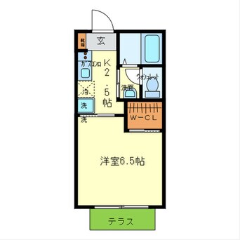 間取図 ﾌﾙｰﾙﾀﾂﾐｳｴｽﾄ