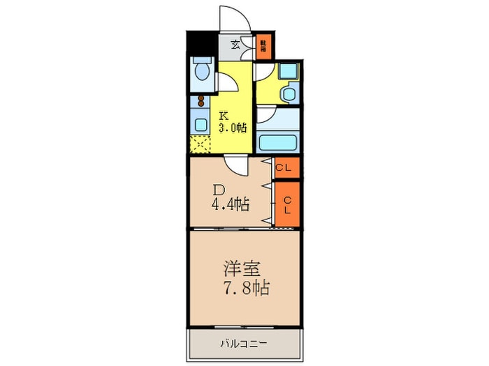 間取り図 レフィ－ナカルム江坂