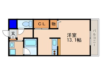 間取図 アミティエ大江Ⅰ