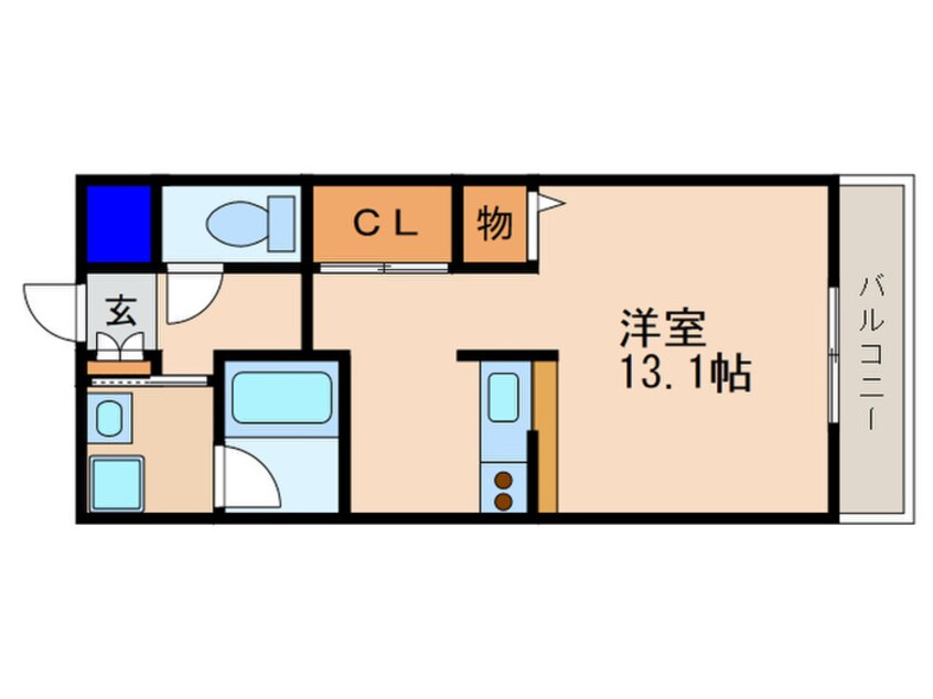 間取図 アミティエ大江Ⅰ