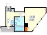 Ｍｉｓｔｒａｌ本町ＷＥＳＴ 1Kの間取り