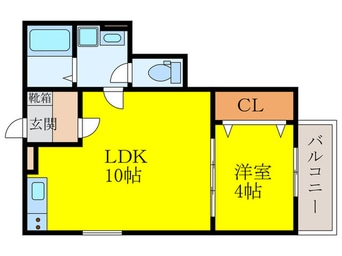 間取図 F+style浜寺石津町西2号館