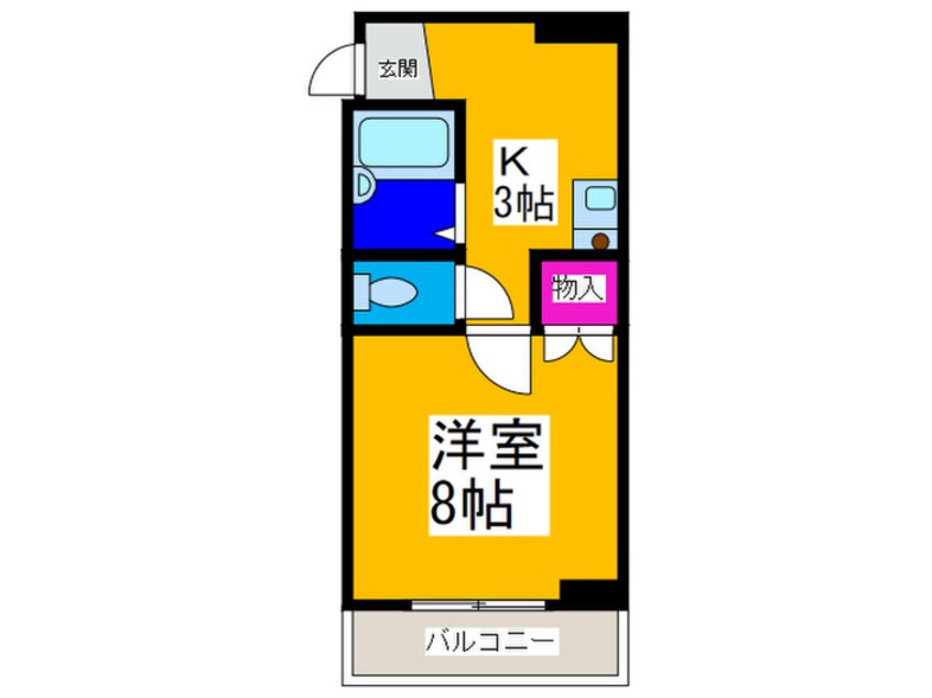 間取図 メゾンサイプレスⅠ