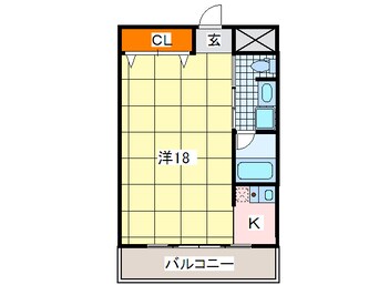間取図 アマント　リビエ－ル　シギノ