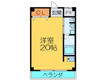 間取図 アマント　リビエ－ル　シギノ