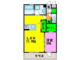 間取図 ロイヤルガーデン三国ヶ丘２番館