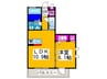 ロイヤルガーデン三国ヶ丘２番館 1LDKの間取り