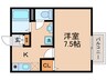 ホワイトクレイン 1Kの間取り