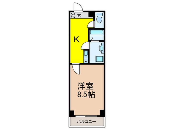 間取り図 クリアコート谷垣