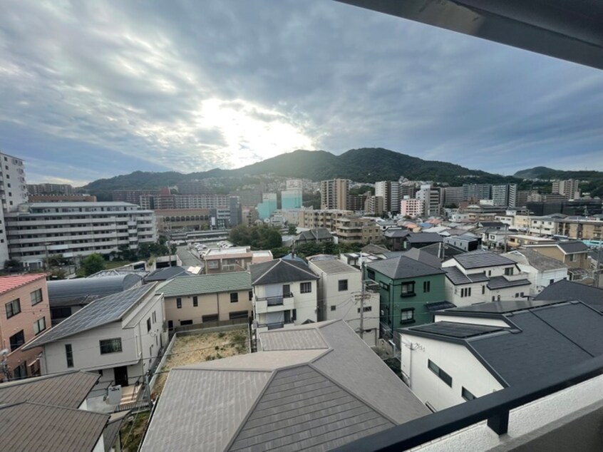 室内からの展望 クリアコート谷垣
