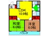 スカイコ－トⅠ 2LDKの間取り