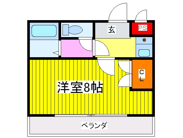 間取り図 ハイム松原