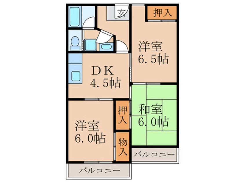 間取図 コーポラス太洋向島
