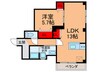 オーク山坂 1LDKの間取り
